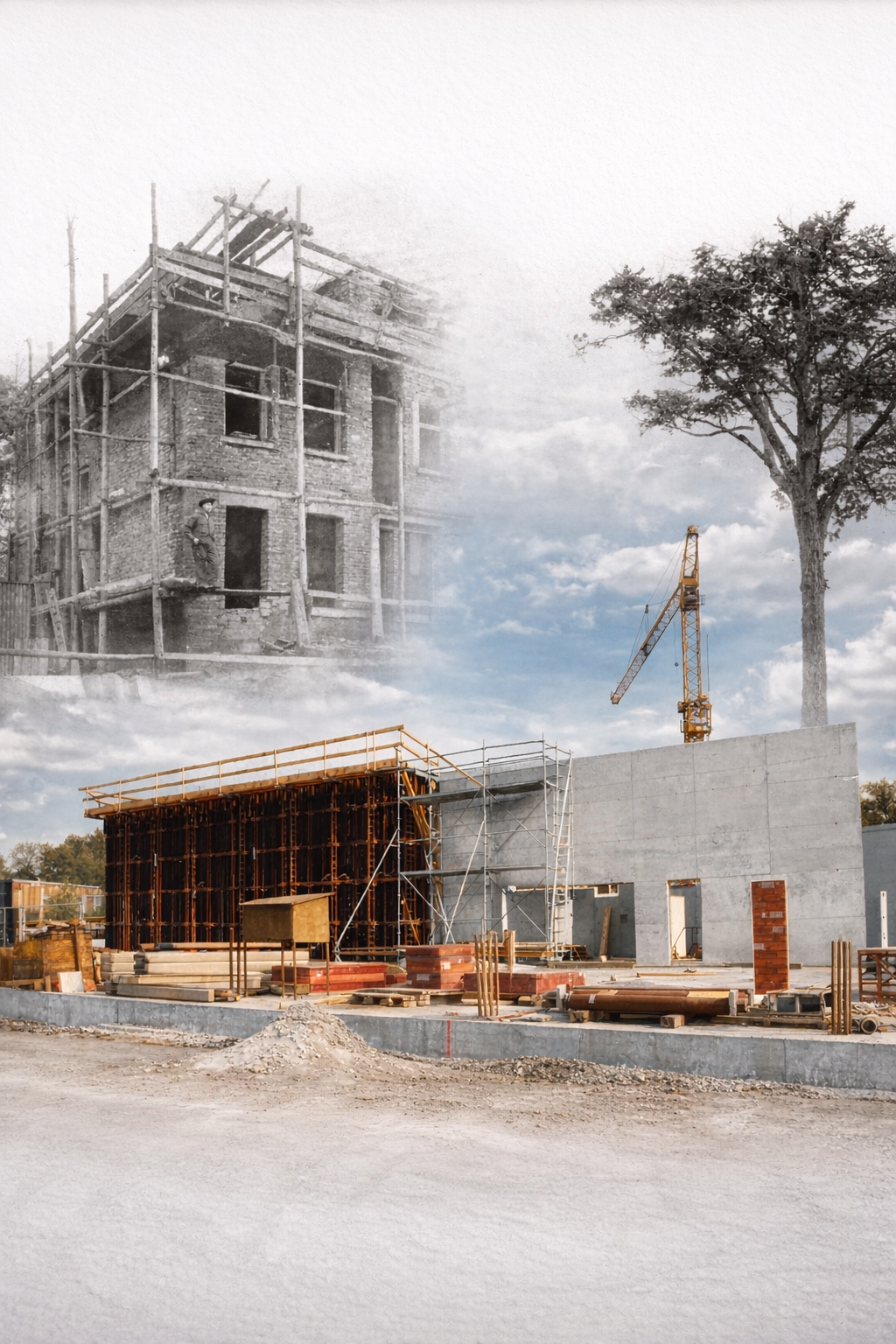 Rohbau – Herkunft und Gegenwart